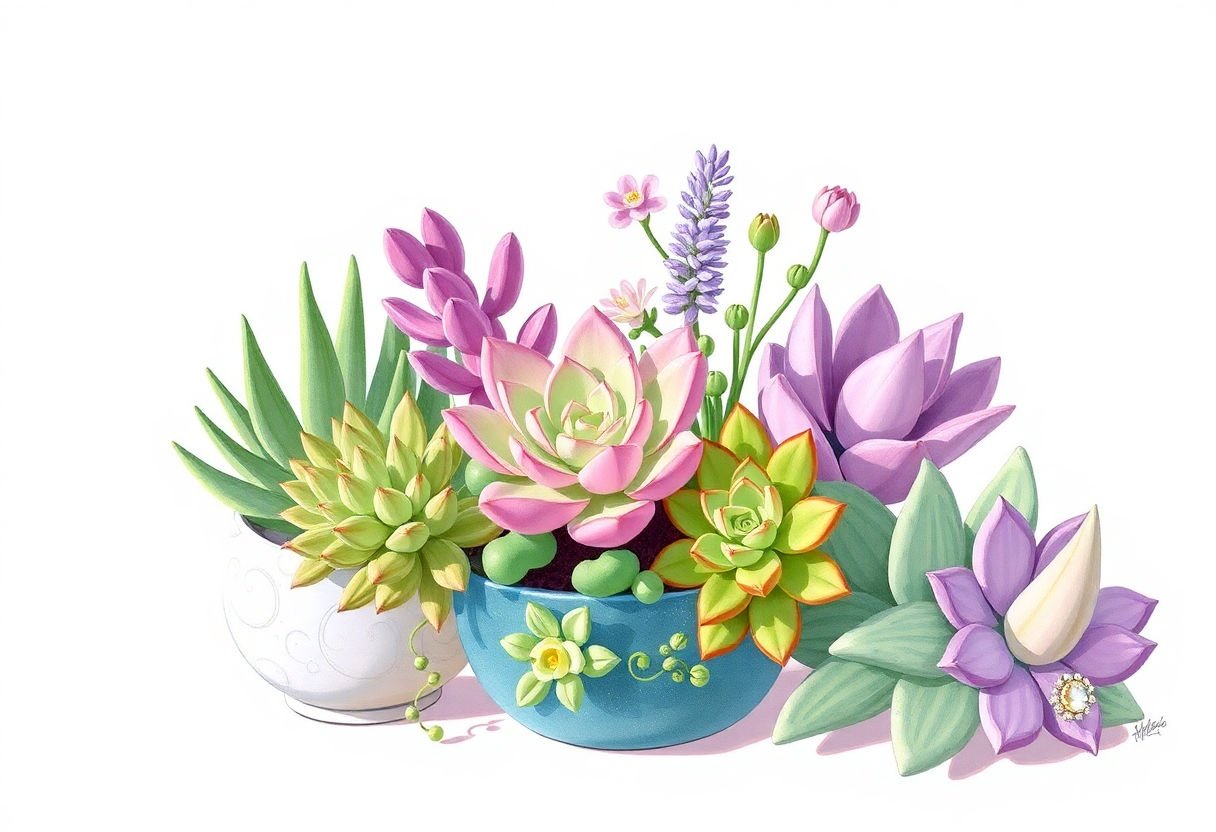Trendy succulent arrangements for 2024