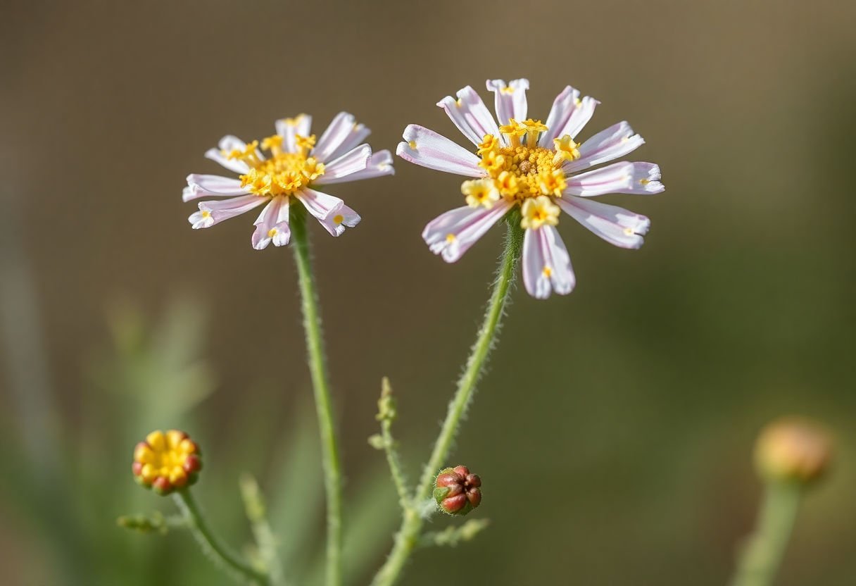 Senecio Rowleyanus with its tiny blooms.