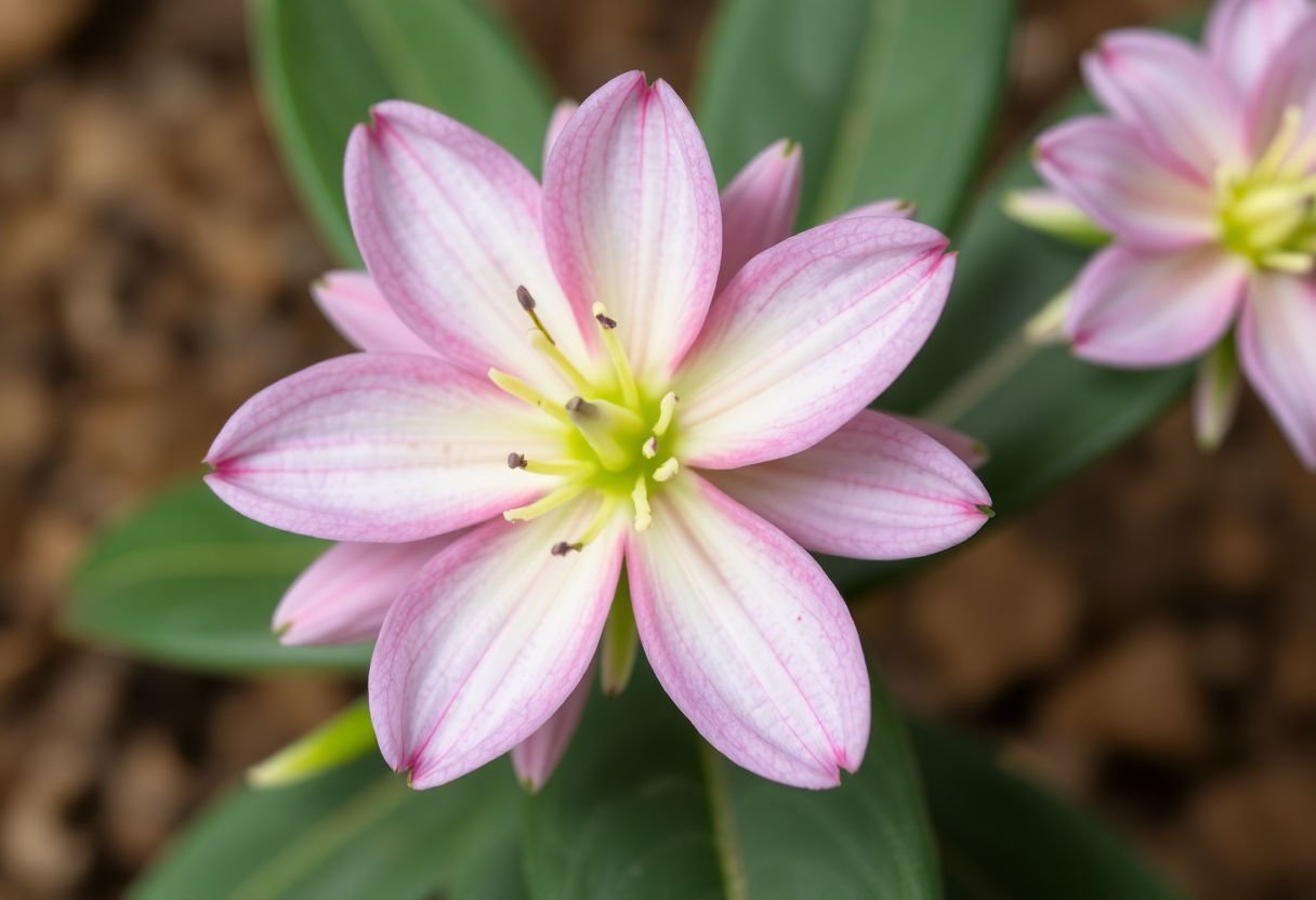 Flowering Graptopetalum Paraguayense.