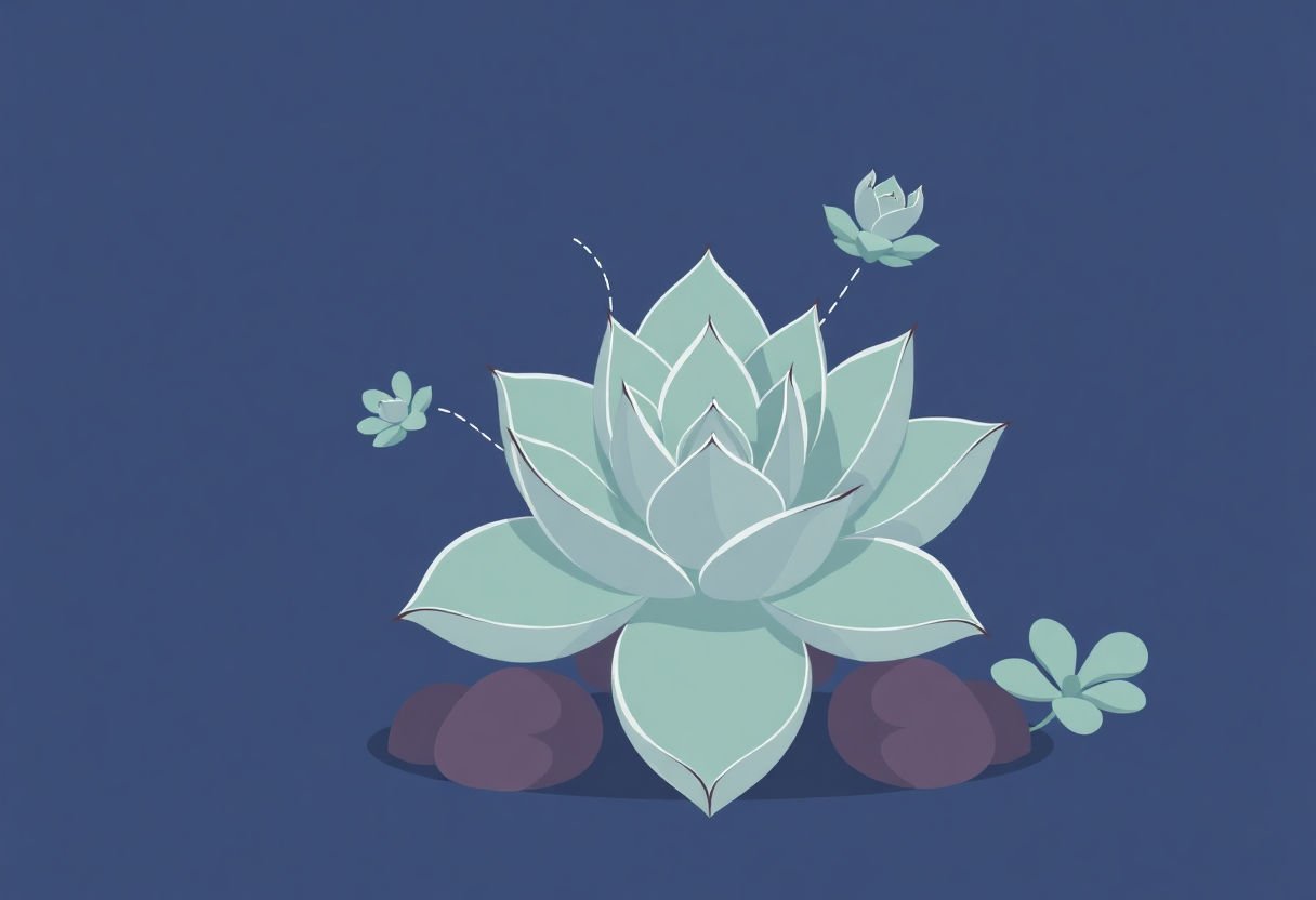 A troubled succulent plant with solutions.